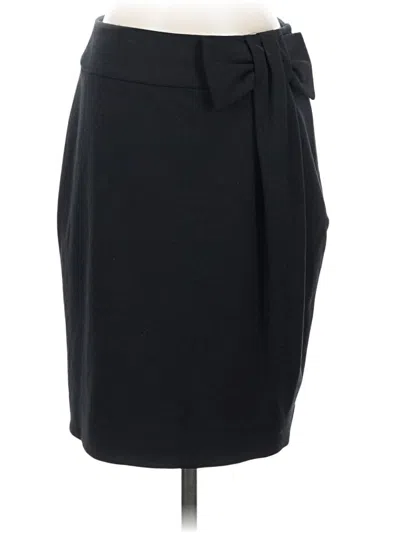 Pre-owned Anthropologie Formal Skirt In Black