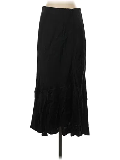 Pre-owned Anthropologie Formal Skirt In Black