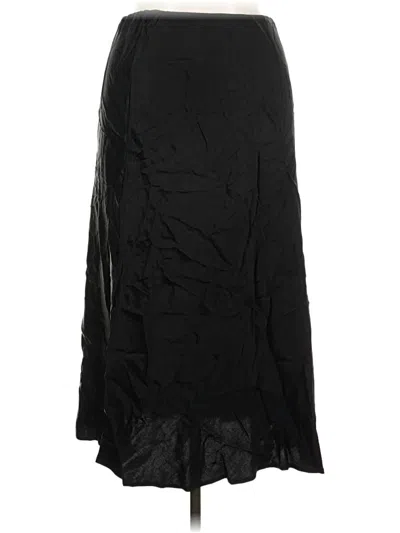 Pre-owned Anthropologie Formal Skirt In Black