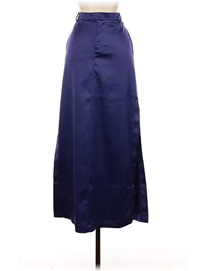 Pre-owned Anthropologie Formal Skirt In Blue