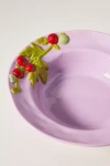 Anthropologie Foster Citrus Stoneware Pasta Bowl In Purple