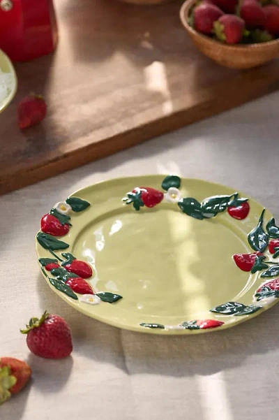 Anthropologie Foster Stoneware Dessert Plate In Multi
