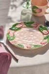 Anthropologie Foster Stoneware Dessert Plate In Pink