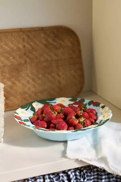 Anthropologie Foster Stoneware Serving Bowl