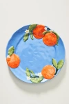 Anthropologie Foster Stoneware Dessert Plate In Blue
