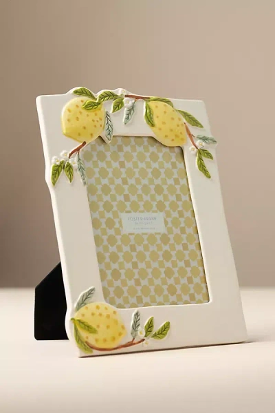 Anthropologie Foster Stoneware Picture Frame In Multi