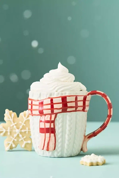 Anthropologie Foulard Stoneware Mug In Green