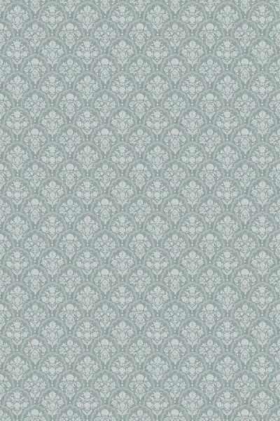 Anthropologie Frances Fishscale Wallpaper In Blue