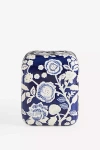 Anthropologie Freya Block-print Ceramic Stool In Blue