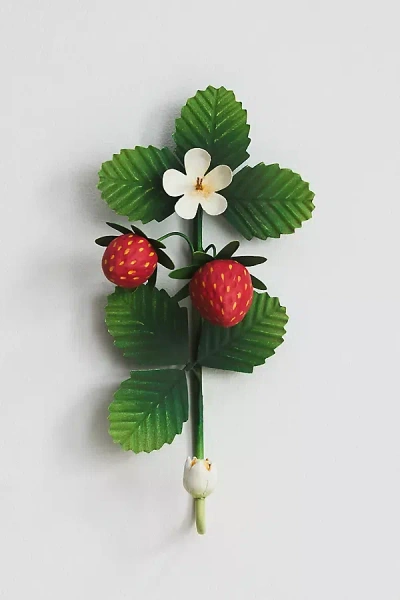Anthropologie Fruit Metal Hook In Green