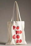 Anthropologie Fruits & Veggies Canvas Tote In Red