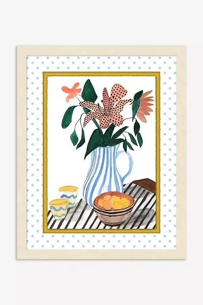 Anthropologie Funky Floral Wall Art In Multi