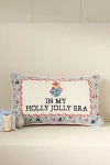 Anthropologie Furbish Studio Holiday Petite Needlepoint Pillow In Multi