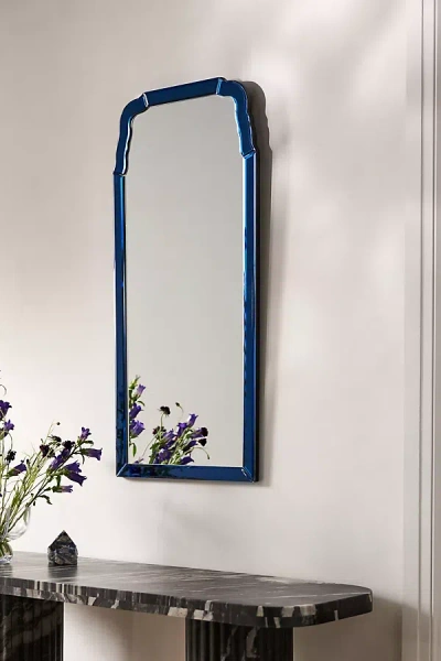 Anthropologie Gabriella Mirror In Blue