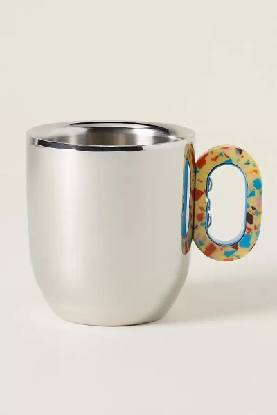 Anthropologie Gaetano Stainless Steel Mug In Multi