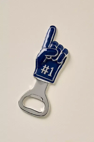 Anthropologie Game Day Bottle Opener In Blue