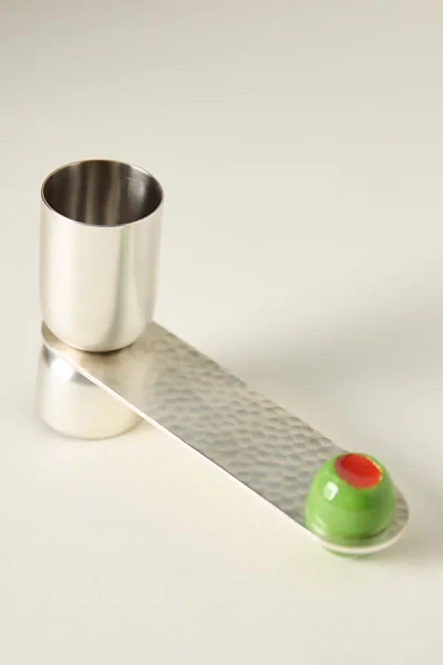 Anthropologie Garnish Icon Stainless Steel Jigger