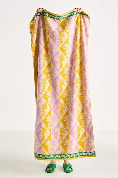 Anthropologie Gela Cotton Jacquard Beach Towel In Multi