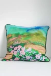 Anthropologie Gemma Floral Cushion In Multi