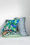 Anthropologie Gemma Printed Floral Pillow In Blue