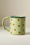 Anthropologie Georgie Stoneware Mug In Green