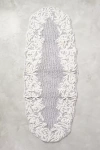 Anthropologie Geraldine Tufted Bath Mat In Grey