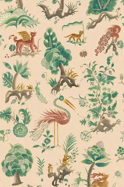Anthropologie Gertrude Wallpaper In Multi