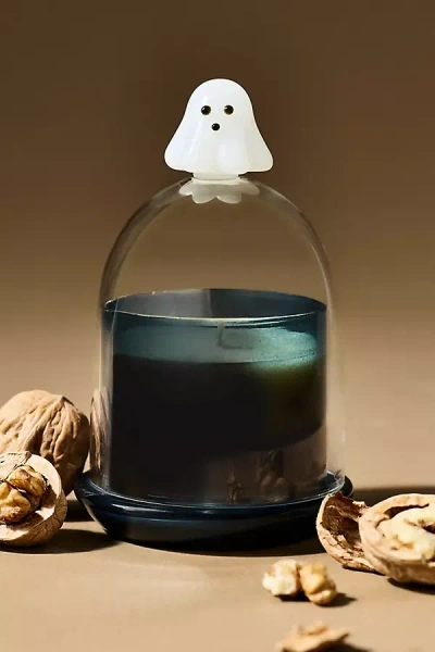 Anthropologie Ghost Icon Cloche Gourmand Sugared Walnut & Spice Glass Candle
