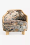 Anthropologie Gia Francois Occasional Chair In Gray