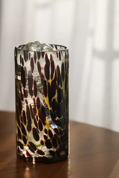 Anthropologie Gia Tortoise Highball Glass In Multi