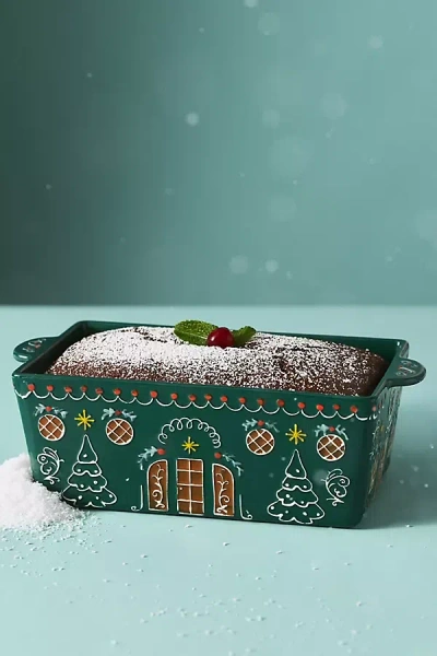 Anthropologie Ginger Loaf Pan In Green