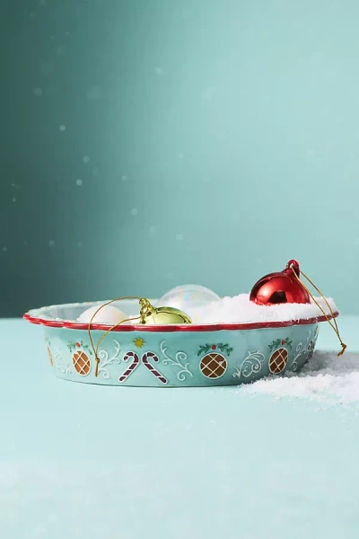 Anthropologie Ginger Pie Dish In Multi