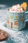Anthropologie Ginger Stoneware Mug In Blue