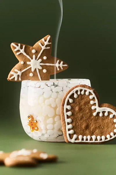 Anthropologie Gingerbread Icon Gourmand Gingerbread Mocha Glass Candle In Neutral