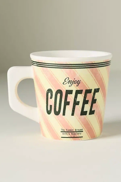 Anthropologie Glace Stoneware Mug In Neutral