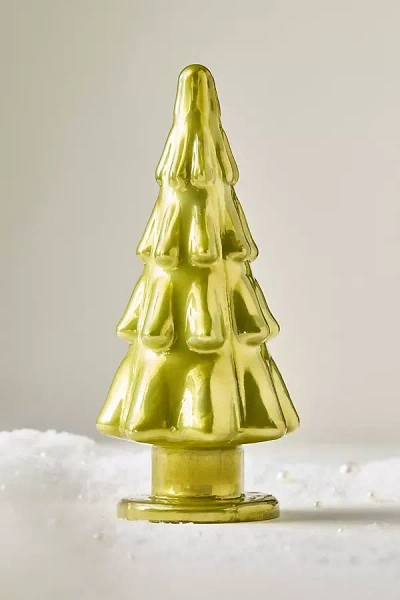 Anthropologie Glass Tree Decorative Object In Gold