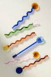 Anthropologie Glass Twisted Spoons, Set Of 6