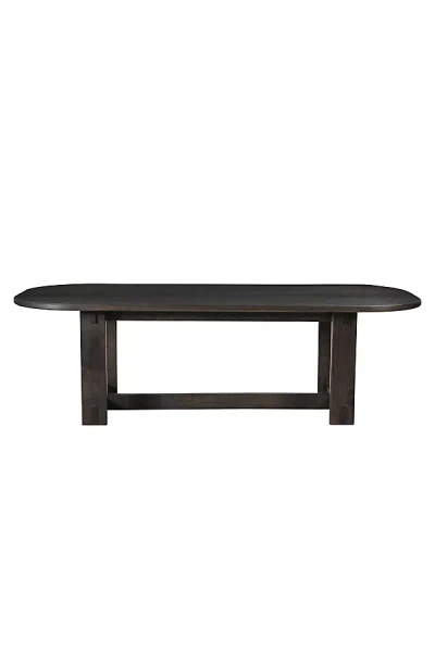 Anthropologie Glenn 97" Wood Oval Dining Table