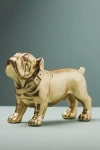 ANTHROPOLOGIE GOLD BULLDOG DECORATIVE OBJECT