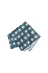 Anthropologie Goldie Home Linen Cross-hatch Napkins, Set Of 4 In Green