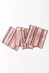 Anthropologie Goldie Home Linen Lisbon Striped Cocktail Napkins, Set Of 4 In Multi