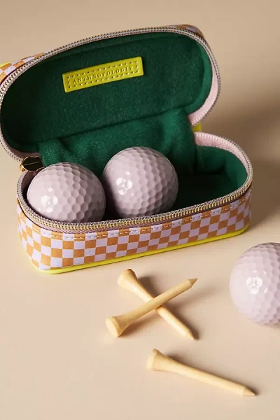 Anthropologie Golf Ball & Tee Set In Purple