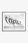 Anthropologie Graceful Line Of Beach Dancers Wall Art