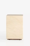 Anthropologie Grayson Marble Side Table In Neutral