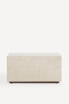 Anthropologie Grayson Rectangular Marble Side Table