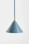 Anthropologie Greenwich Enameled Metal Semi-flush Pendant