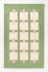 Anthropologie Greer Hand-tufted Wool-viscose Blend Rug In Green