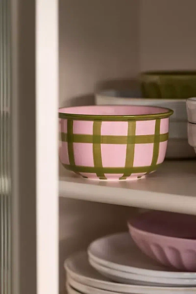 Anthropologie Greta Stoneware Cereal Bowl In Pink