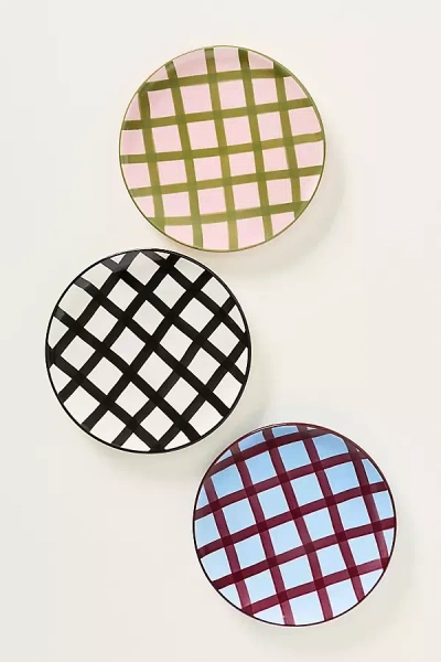 Anthropologie Greta Stoneware Dessert Plate In Multi