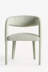Anthropologie Hagen Performance Linen Dining Chair In White